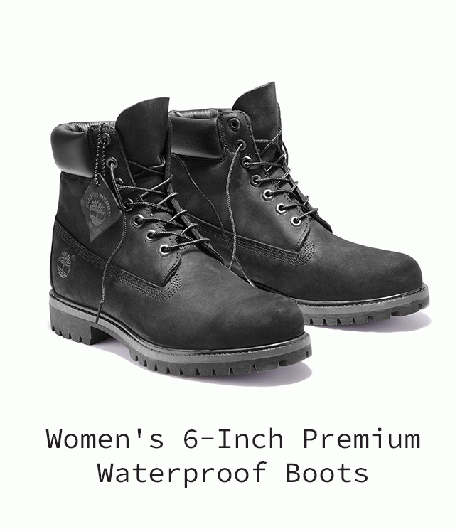 Women's 6-Inch Premium Waterproof Boots - Black