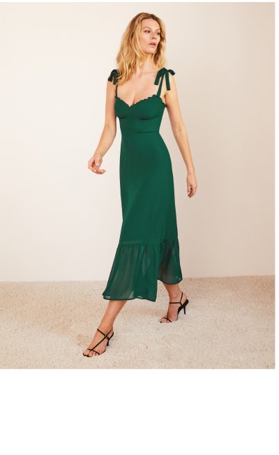 Nikita Dress in Emerald