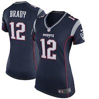 Women's New England Patriots Tom Brady Nike Navy Blue Game Jersey