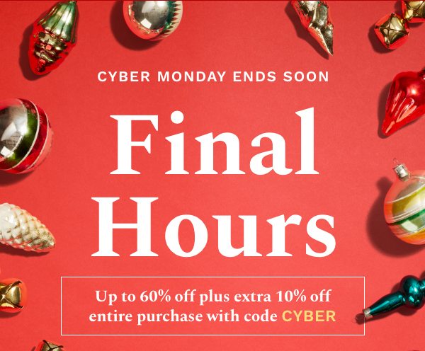 Cyber Monday Ends Soon | Final Hours | 