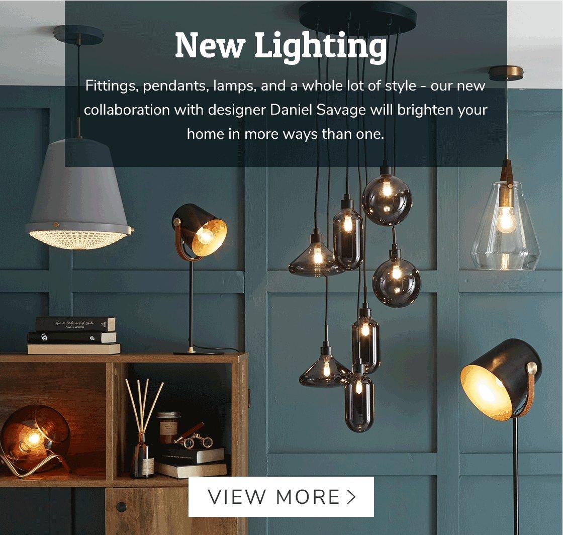 New Lighting from our new designer Daniel Savage >