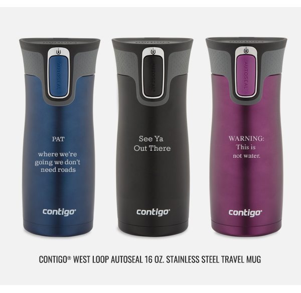 Contigo West Loop Auto Seal 16 OZ. Stainless Steel Travel Mug