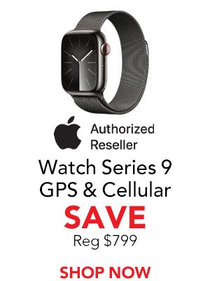 Apple Watch Series 9 GPS & Cellular 45mm Graphite Stainless Steel Case With Graphite Milanese Loop