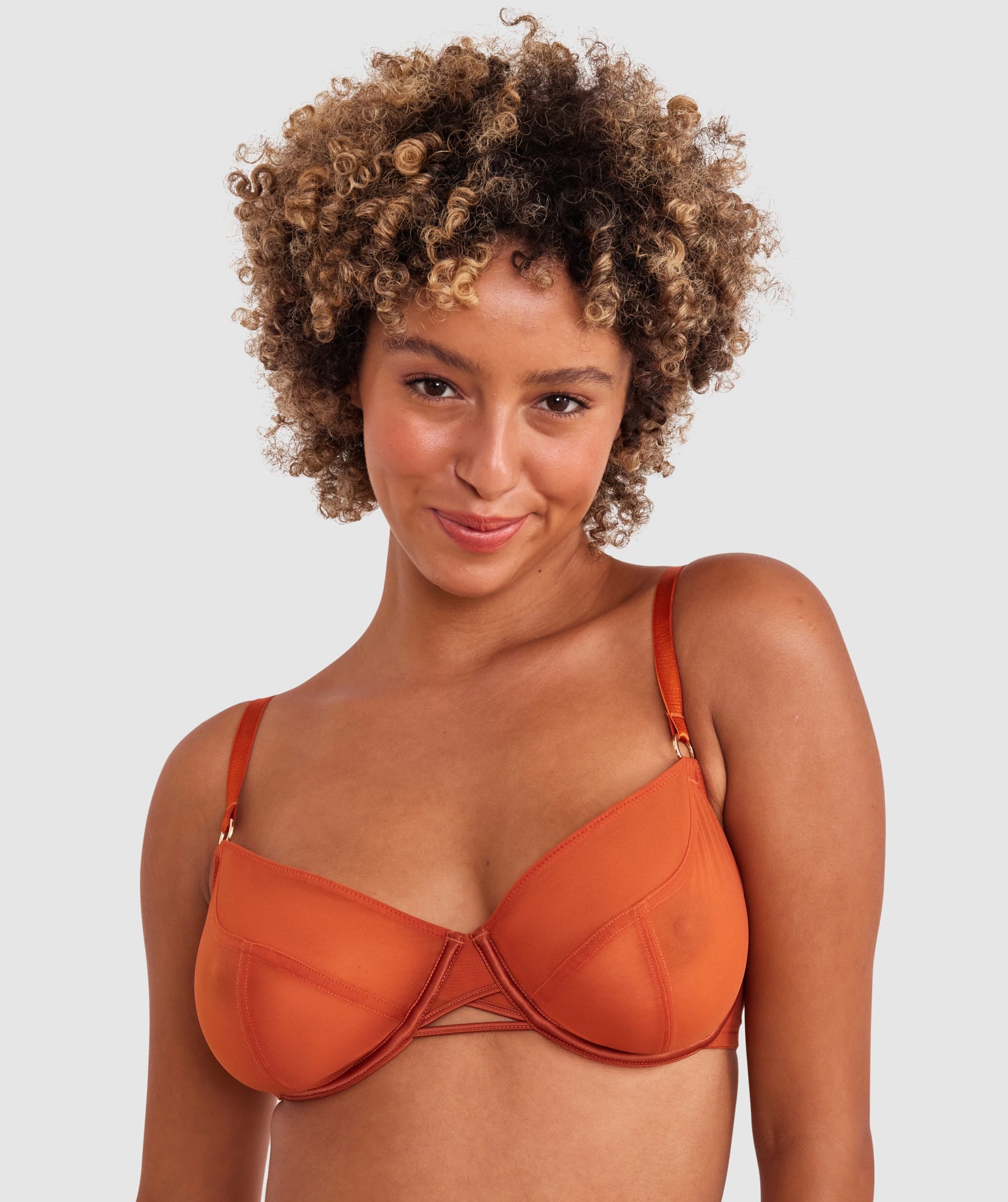 Kaia Full Cup Underwire Bra - Cinnamon