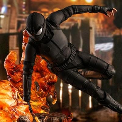 Spider-Man (Stealth Suit) Deluxe Version Sixth Scale Figure by Hot Toys