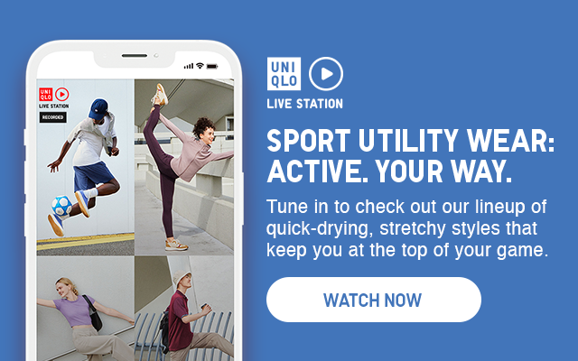 BANNER 3 - SPORT UTILITY WEAR: ACTIVE YOUR WAY WATCH NOW.