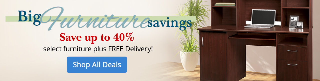 Save 40% on select furniture plus Free Delivery