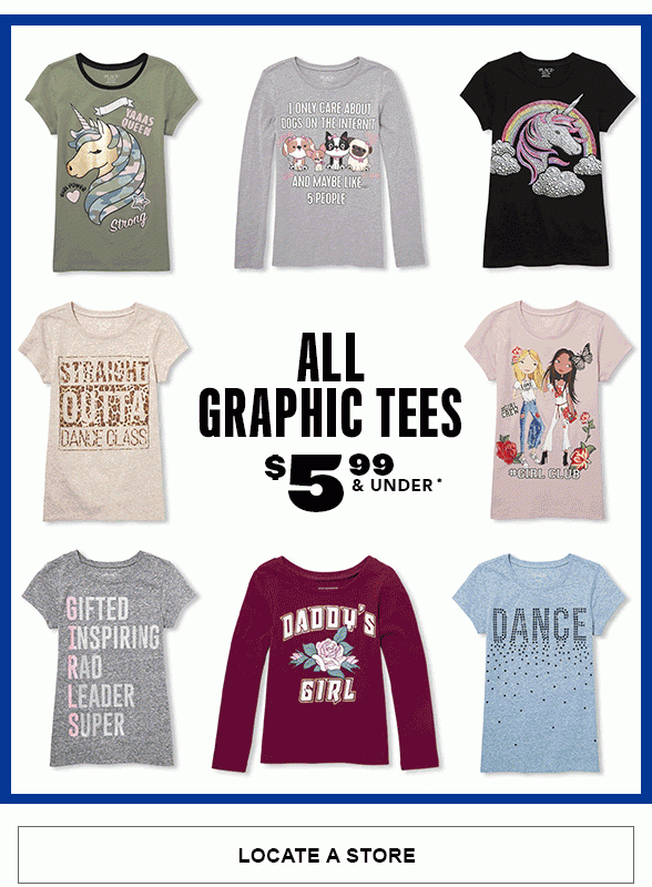 All Graphic Tees $5.99 & Under