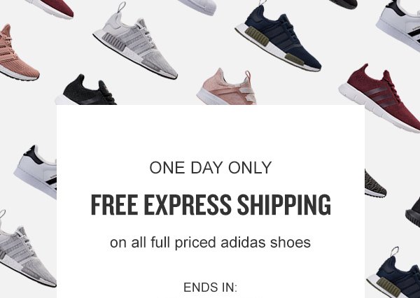 adidas free express shipping