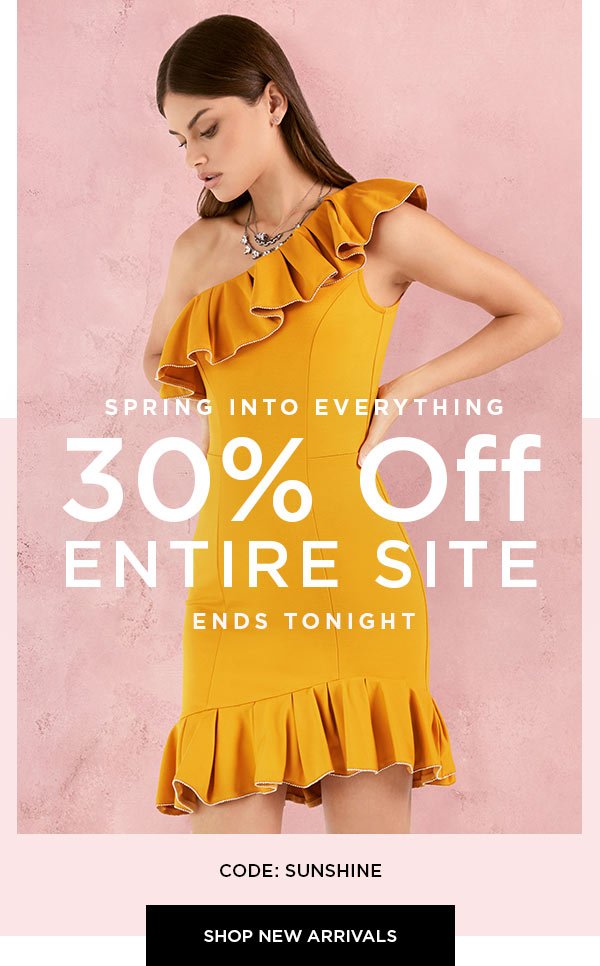 Spring into Everything 30% Off Entire Site Ends Tonight CODE: SUNSHINE SHOP NEW ARRIVALS >