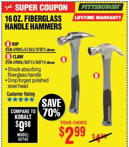  16 oz. Fiberglass Rip Hammer