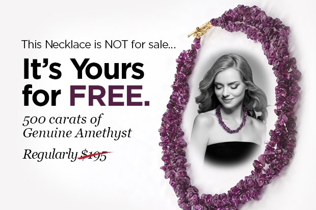 Free Porpora Amethyst Necklace