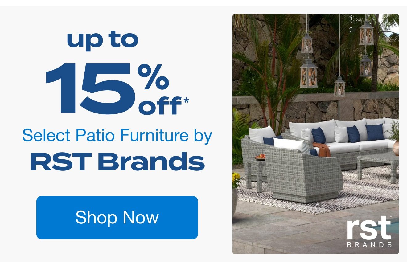 Up to 15% Off Select Patio Furniture by RST Brands*