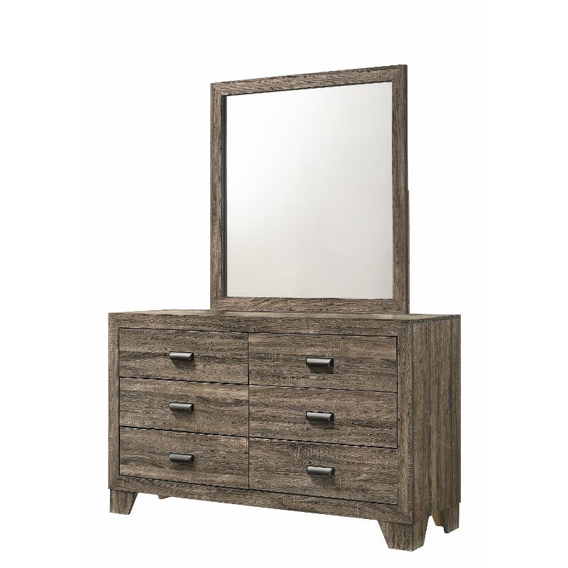 Rustic Contemporary Brown Dresser - Millie