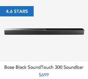 Shop Bose Black SoundTouch 300 Soundbar