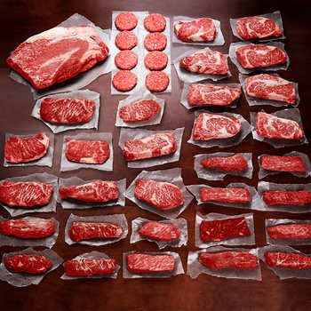 Authentic American Full Blood Wagyu Locker Pack, 41 lbs