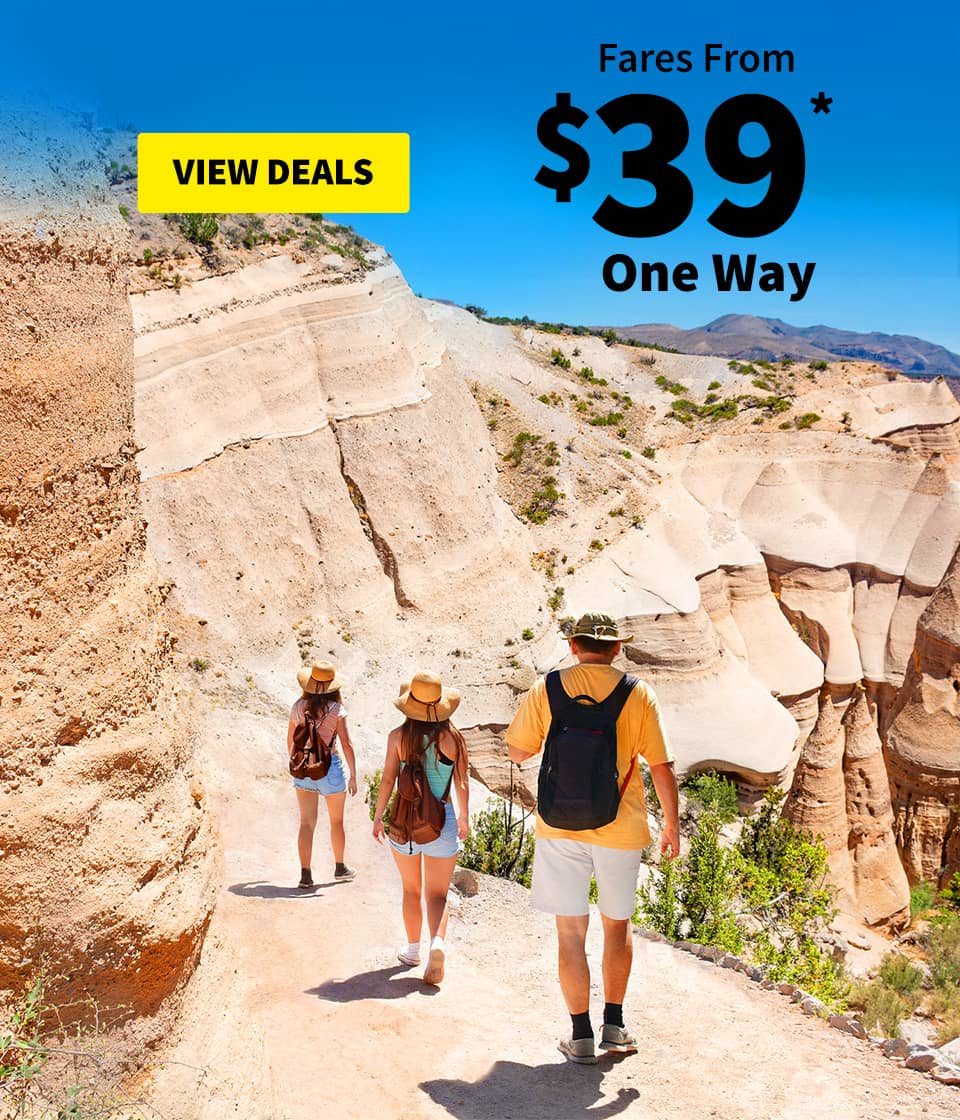 Fares From $39* One Way