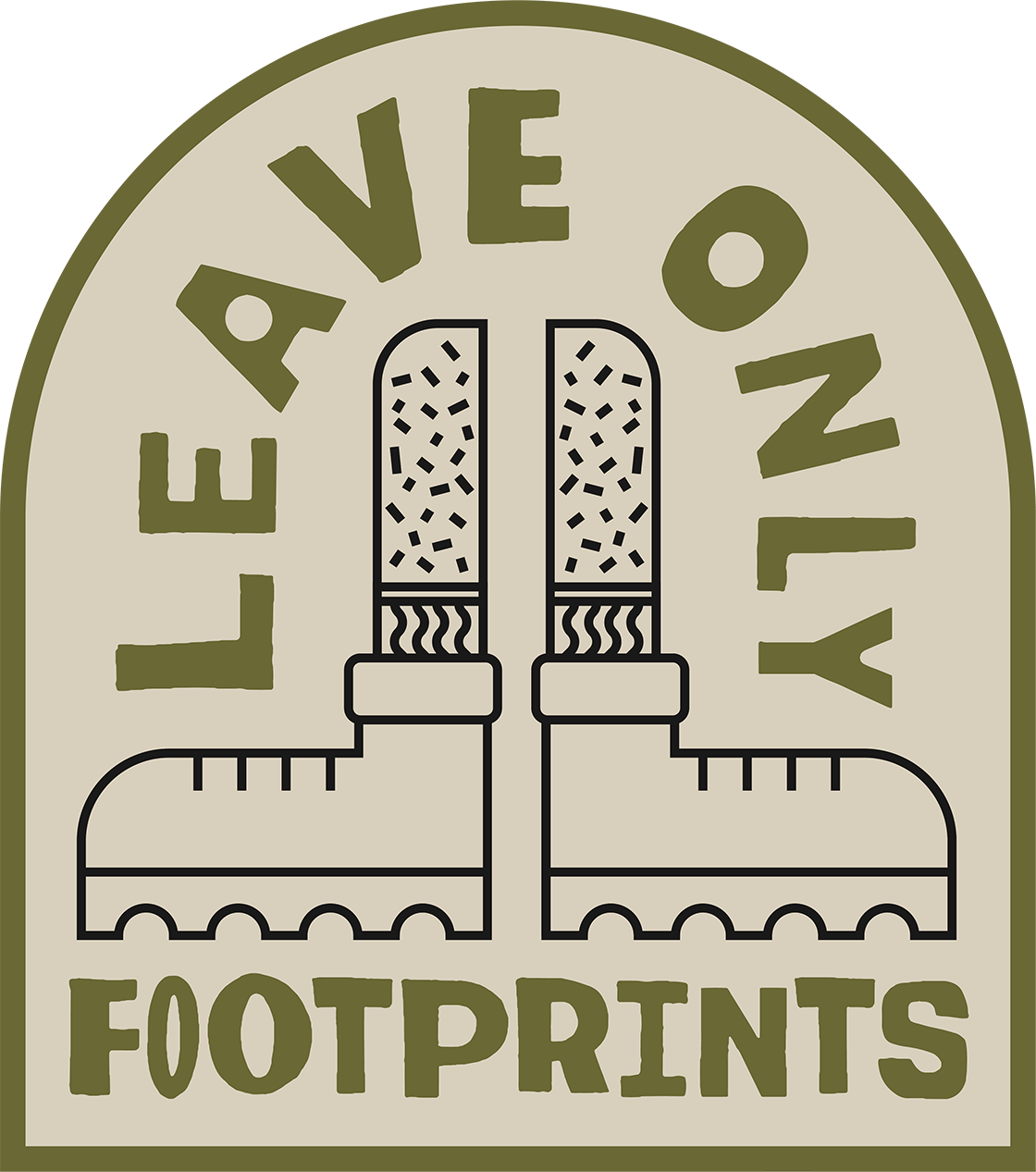 Leave Only Footprints by Andy Smith