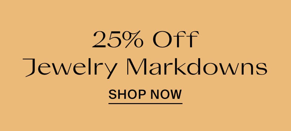 25% Off Just Reduced Jewelry