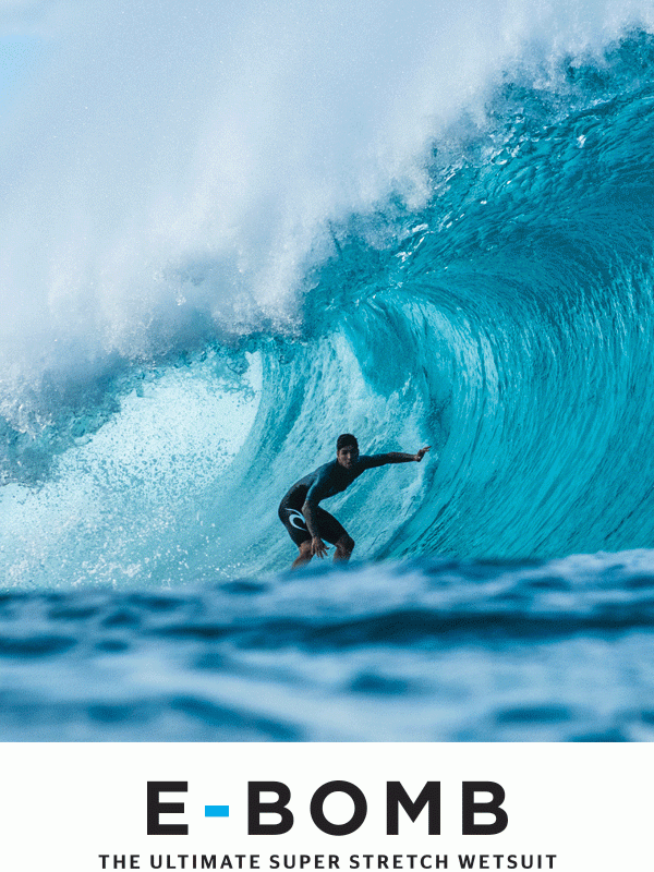 3X World Champ Gabriel Medina in E-Bomb while on the North Shore