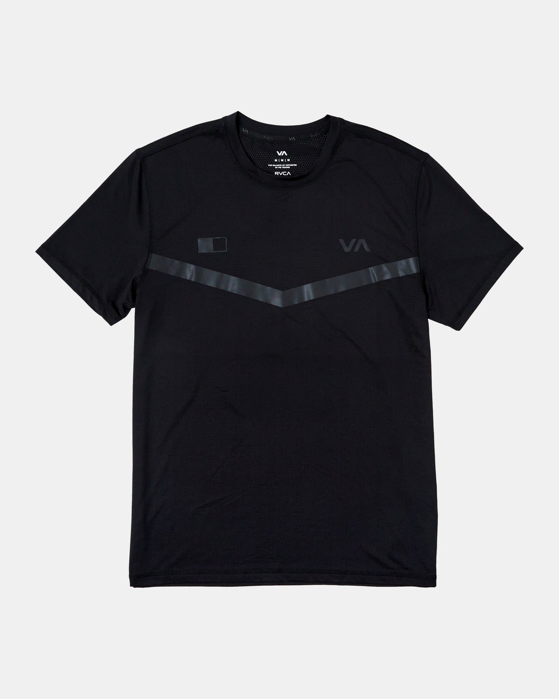 Image of RVCA Runner Technical Short Sleeve Top - Black