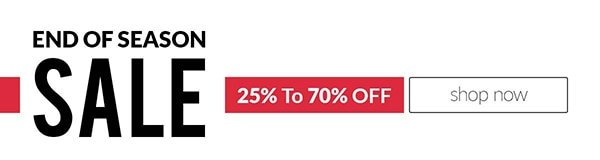 END OF SEASON SALE | SHOP NOW