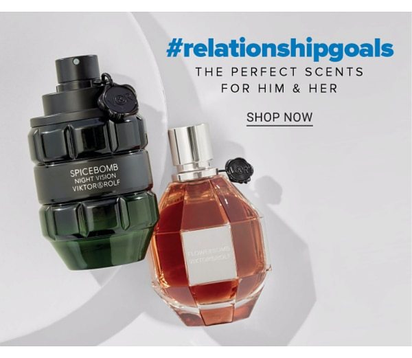 #relationshipgoals - the perfect scents for him & her. Shop now.