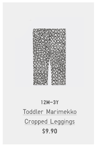 PDP12 - TODDLER MARIMEKKO CROPPED LEGGINGS