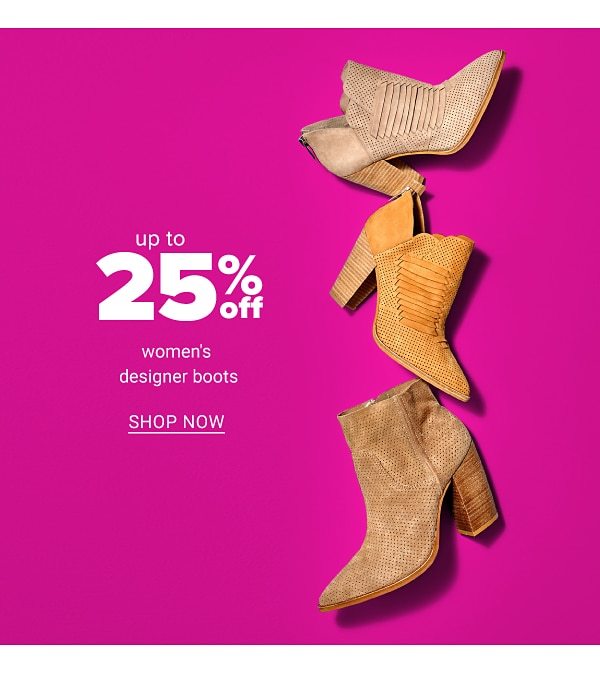 Up to 25% Off Women's Designer Boots - Shop Now