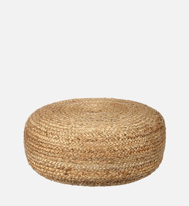 John Lewis & Partners Jute Pouffe