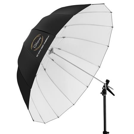Glow Easy Lock X-Large Deep White Fiberglass Umbrella (65