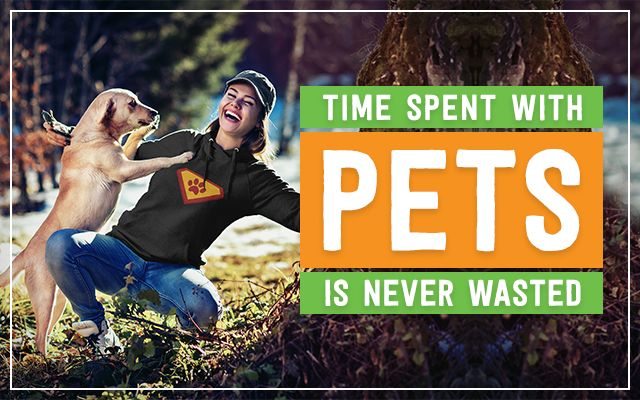 Time spent with pets is never wasted