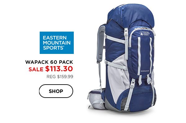EMS Waypack 60 Pack Sale $113.30 Reg $159.99 - Click to Shop
