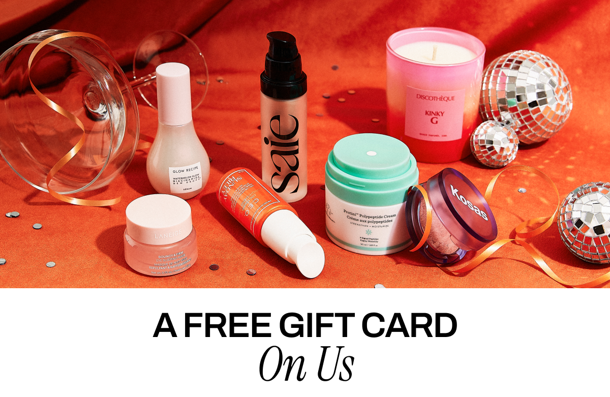 A FREE GIFT CARD ON US