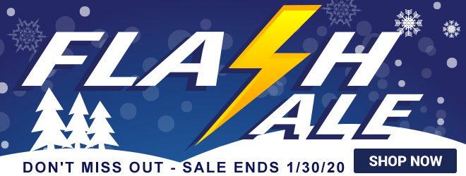 Flash Sale - Ends 1/30!