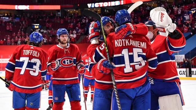 Canadiens recover again, defeat Maple Leafs in OT in Game 6