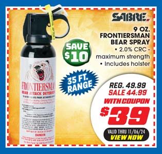 SABRE 9 oz. Frontiersman Bear Spray