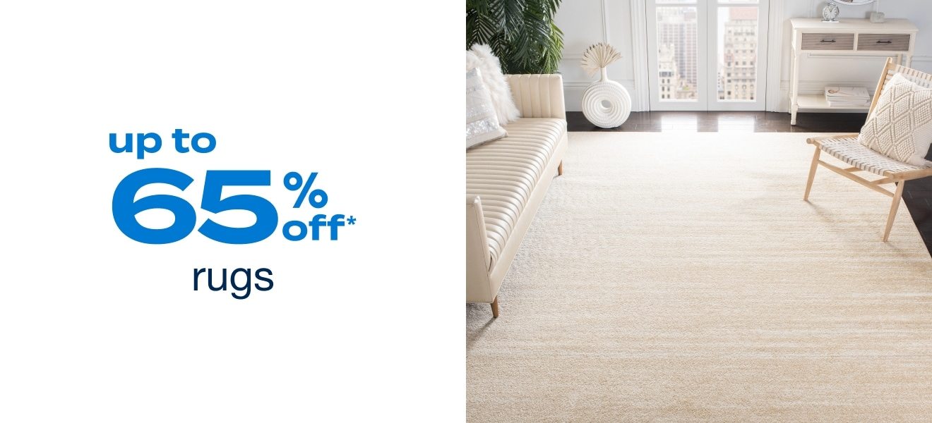 Up to 65% off Rugs