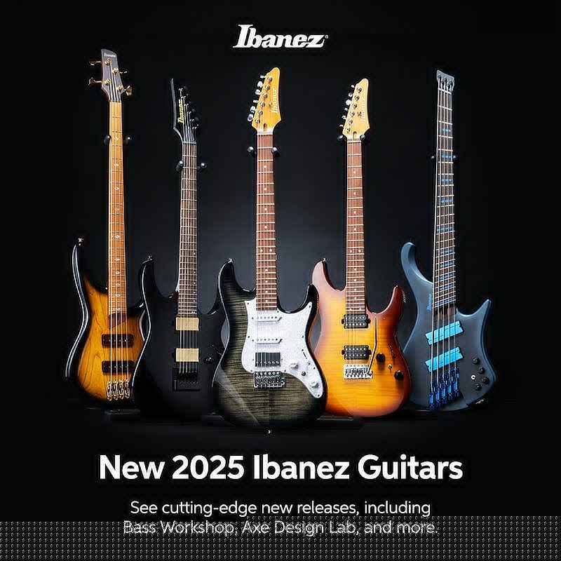 New 2025 Ibanez Guitars