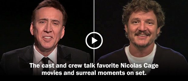 The cast and crew talk favorite Nicolas Cage movies and surreal moments on set.