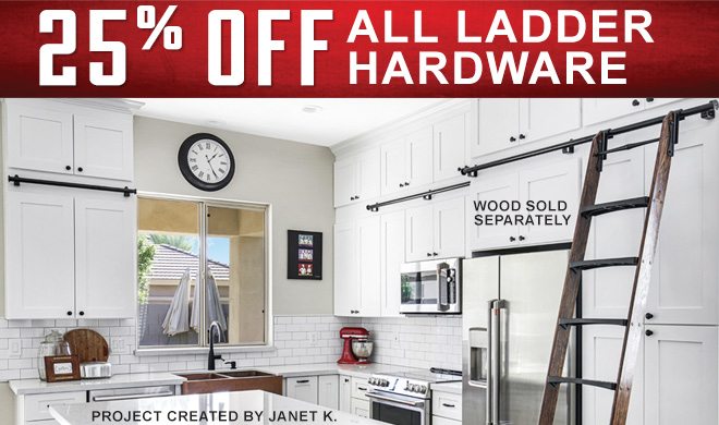 25% Off All Ladder Hardware