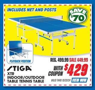 Stiga XTR Indoor/Outdoor Table Tennis Table