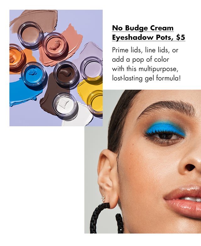 no budge cream eyeshadow pots