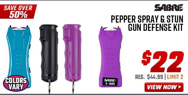 SABRE Pepper Spray & Stun Gun Defense Kit