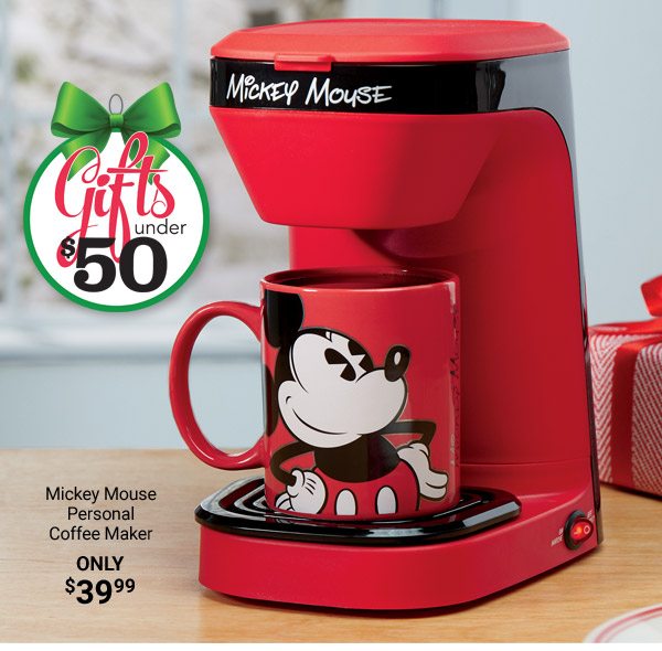 Mickey Mouse Personal Coffee Maker Only $39.99