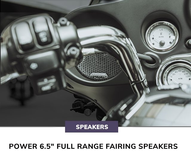 Power 6.5 full range fairing speakers 
