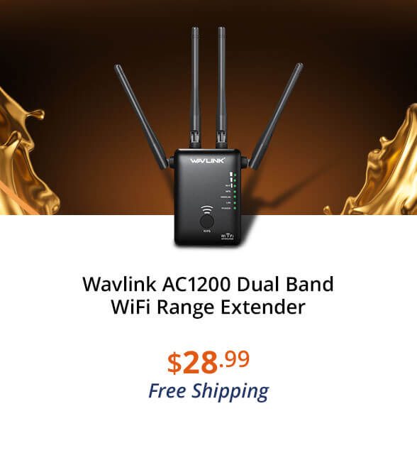 Wavlink AC1200 Dual Band WiFi Range Extender