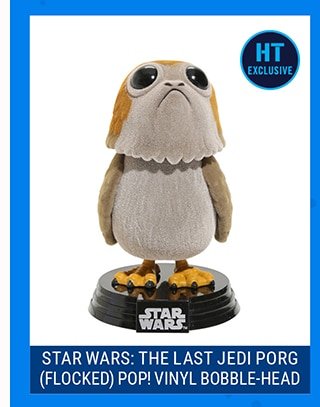 The Last Jedi Porg Flocked Pop