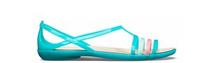 Tropical Teal Women's Crocs Isabella Sandal