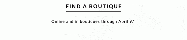 FIND A BOUTIQUE